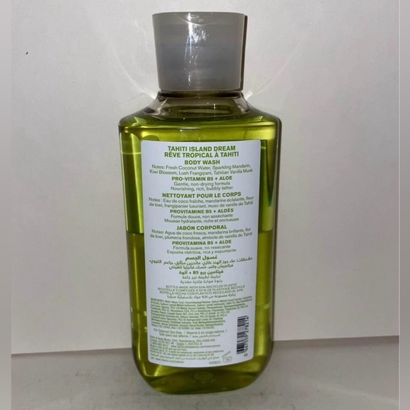 Bath & Body Works Tahiti Island Dream Body Wash Shower Gel 10oz Discontinued New - Picture 2 of 3